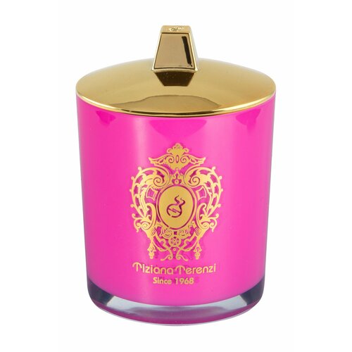 TIZIANA TERENZI Gioconda Свеча с ароматом духов Kristina 2022 в розовом стекле деревянный фитиль, 170 г