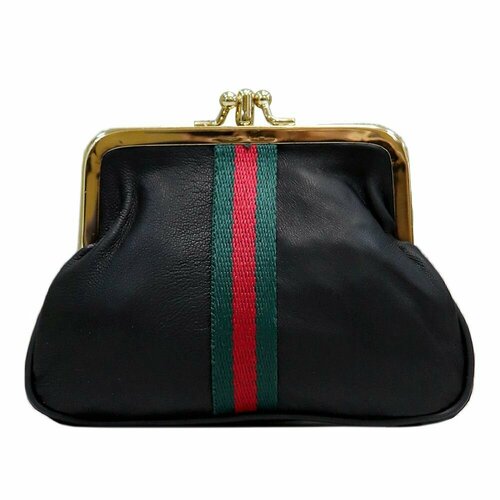 Монетница Nino Tacchini, фактура гладкая, черный