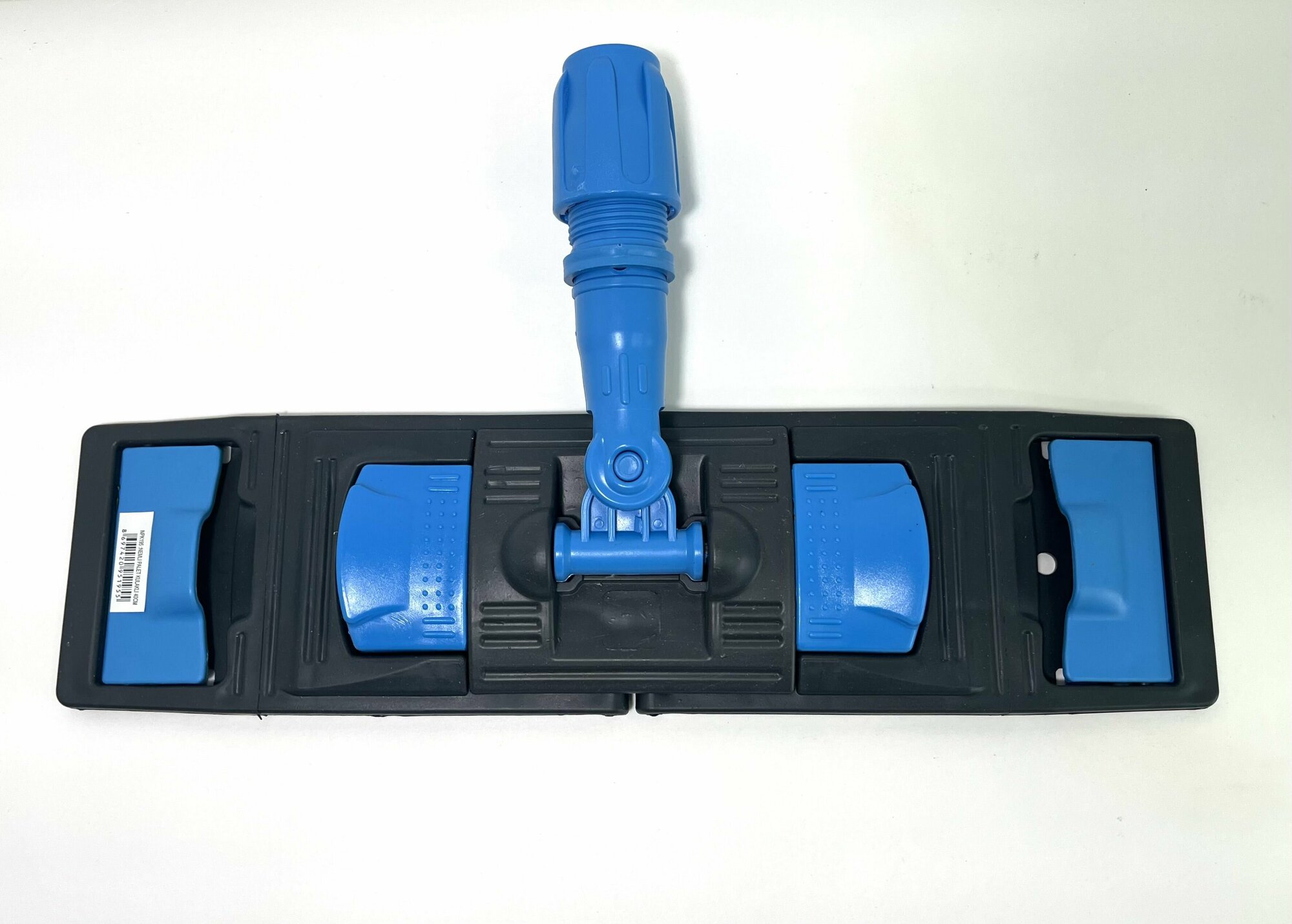 фото Держатель мопов пластик универсальный синий 40 см(с креплением карман+ухо)