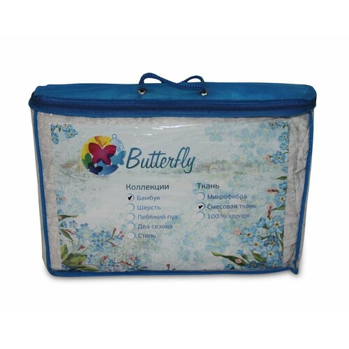 Наматрасник Queen Butterfly 90х200 Бамбук Комфорт плотность 300 г/м2