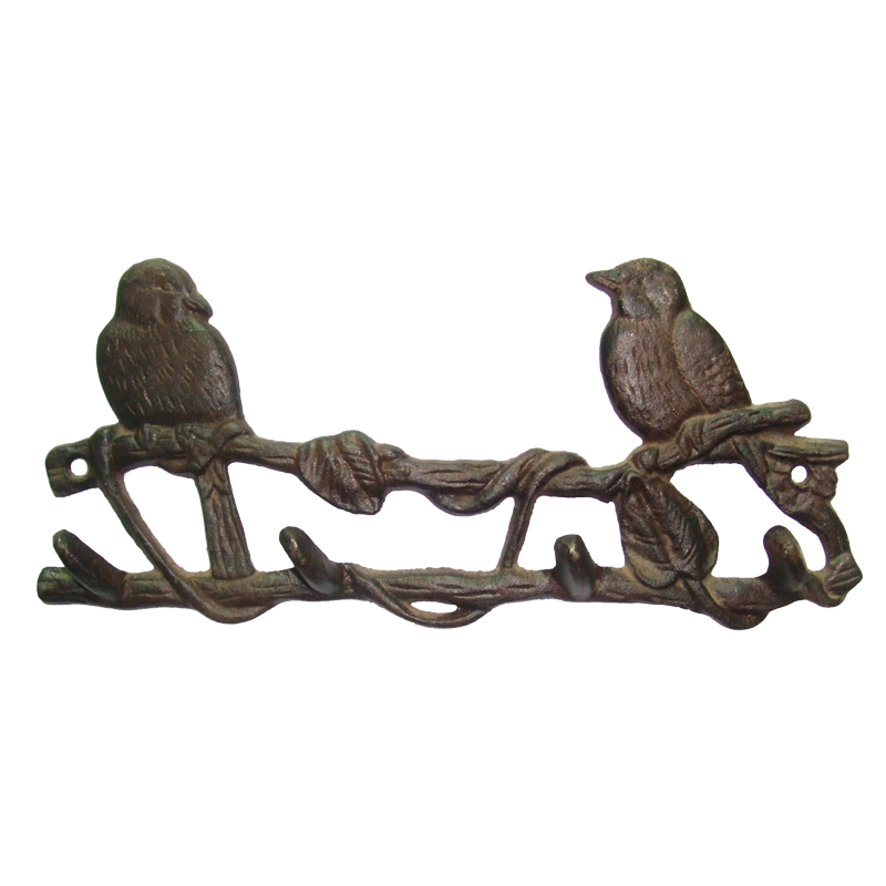 Вешалка настенная "Птички", 4 крючка