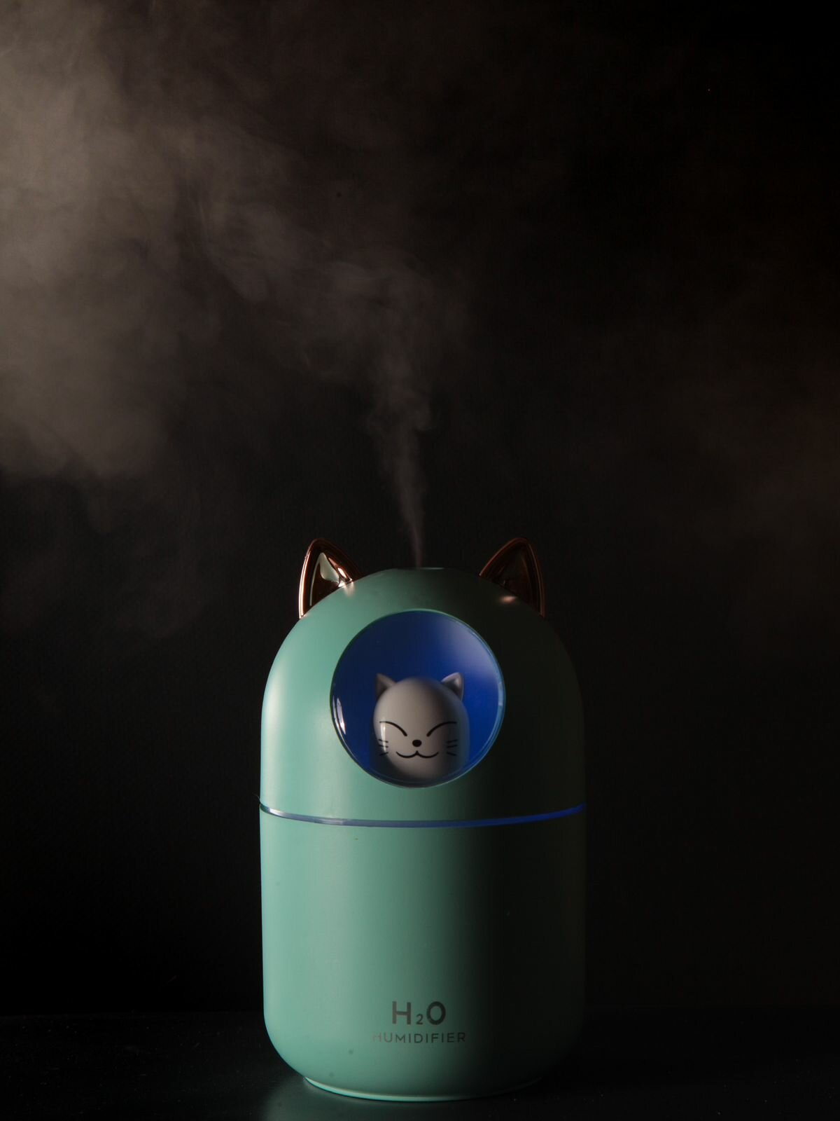 Увлажнитель воздуха мини с подсветкой "Котик" - фотография № 10