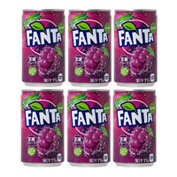 Газированный напиток Fanta Grape (со вкусом винограда), ( 6 шт по 160мл), Япония