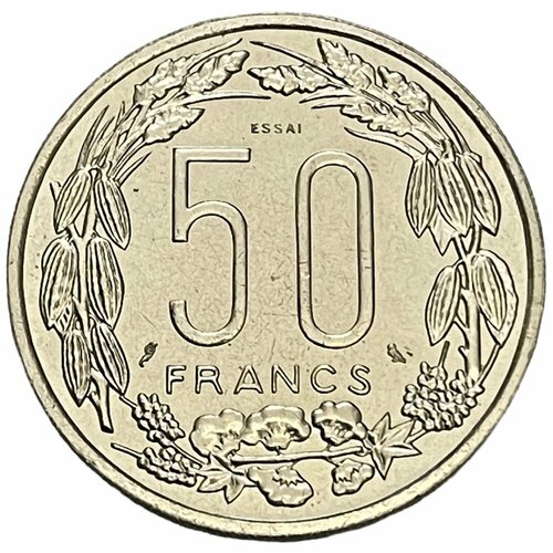 Экваториальные Африканские Штаты 50 франков 1961 г. Essai (Проба) экваториальные африканские штаты 100 франков 1968 г