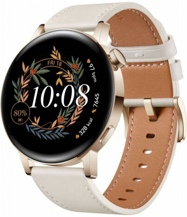 Смарт-часы HUAWEI WATCH GT3 Milo-B19V White (55027149)