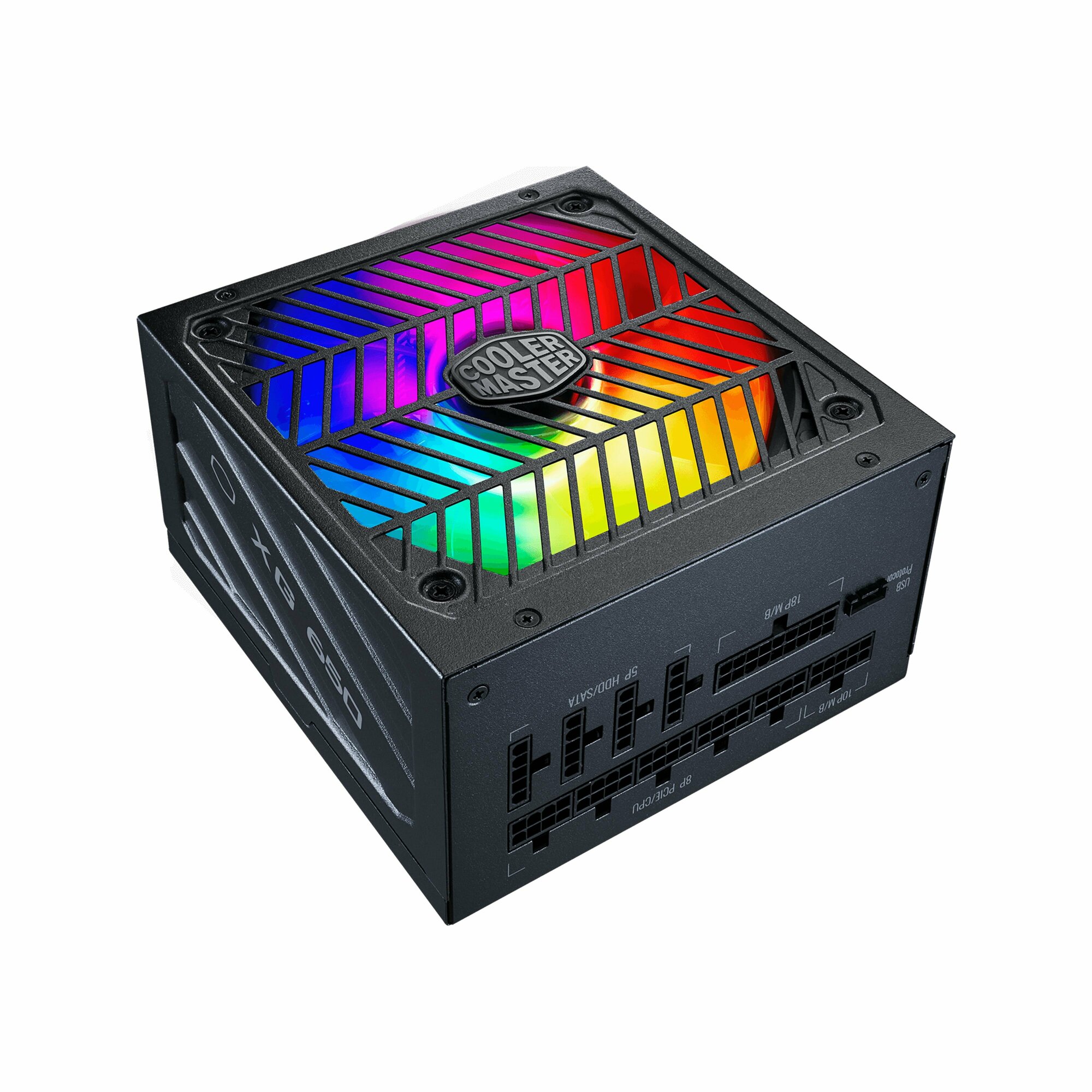 Блок питания ATX Cooler Master MPG-8501-AFBAP-XEU 850W APFC 80+ Platinum 135mm fan RGB full modular - фото №10