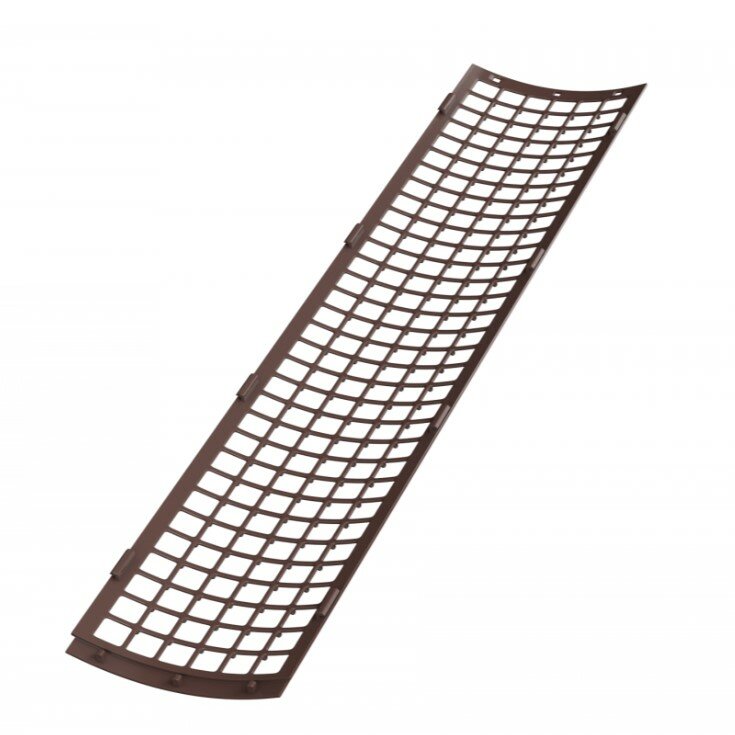 фото Решетка желоба защитная ТН ПВХ ТехноНиколь коричневый