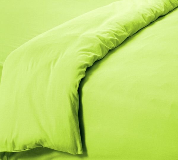 фото Пододеяльник трикотажный (салатовый) 2-спальный