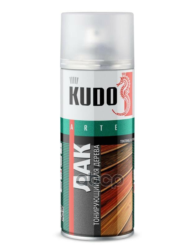 Краска-аэрозоль KUDO лак по дереву тонирующий Махагон (520 мл) Kudo арт. KU9044