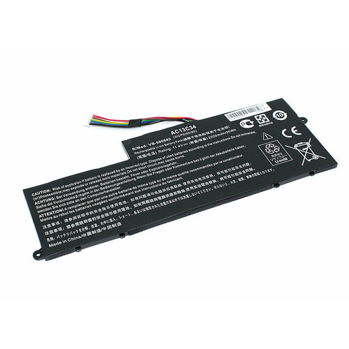 Аккумулятор для ноутбука Acer Aspire E3-112 (AC13C34) 11.4V 2200mAh ac13c34 laptop battery for acer aspire v5 122p v5 132 e3 111 e3 112 es1 111m ms237 kt 00303 005 ac13c34 11 4v 30wh