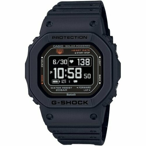 Наручные часы CASIO G-Shock DW-H5600-1, черный наручные часы casio g shock dw h5600 2 серый синий