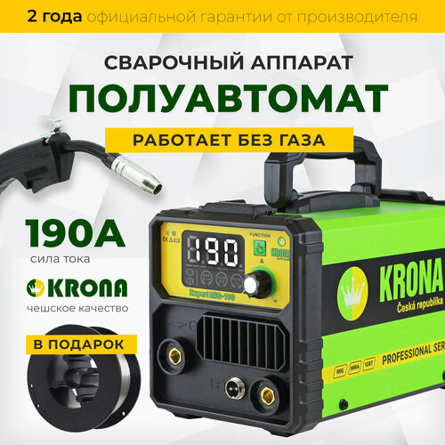 Сварочный аппарат инверторный полуавтомат Krona-190 MIG MAG MMA без газа 1499000₽