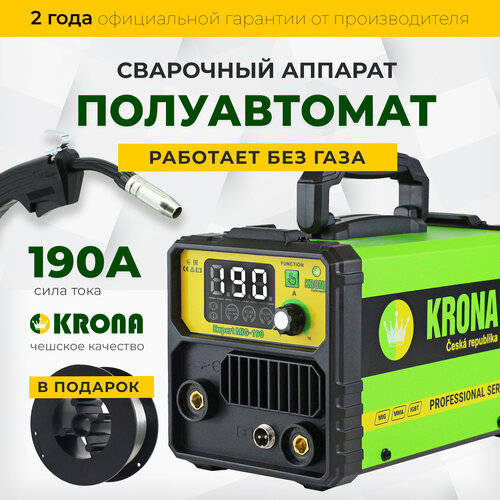 Сварочный аппарат инверторный полуавтомат Krona-190 MIG/ MAG/ MMA без газа
