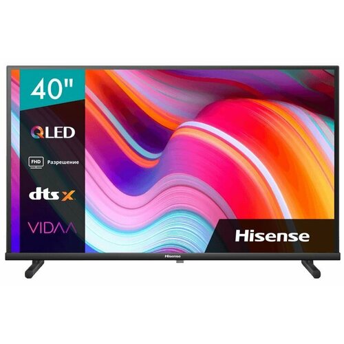 Телевизор HISENSE 40A5KQ QLED 40 черный 2631000₽