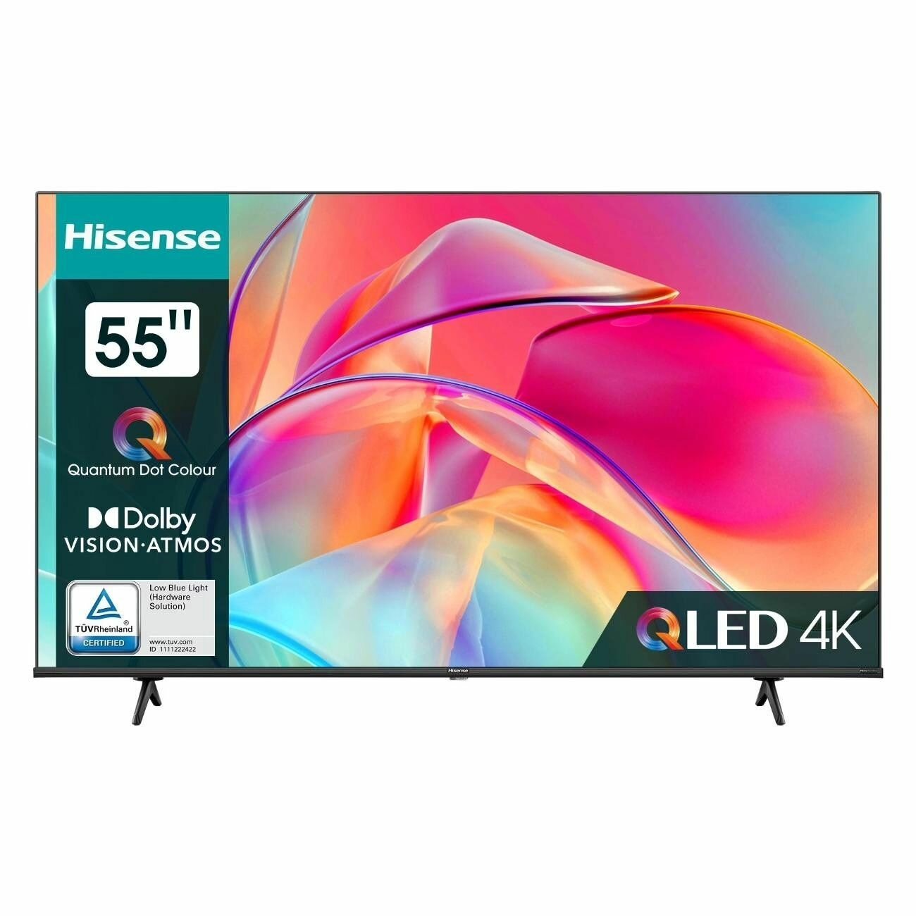 Телевизор HISENSE 55E7KQ 55", черный