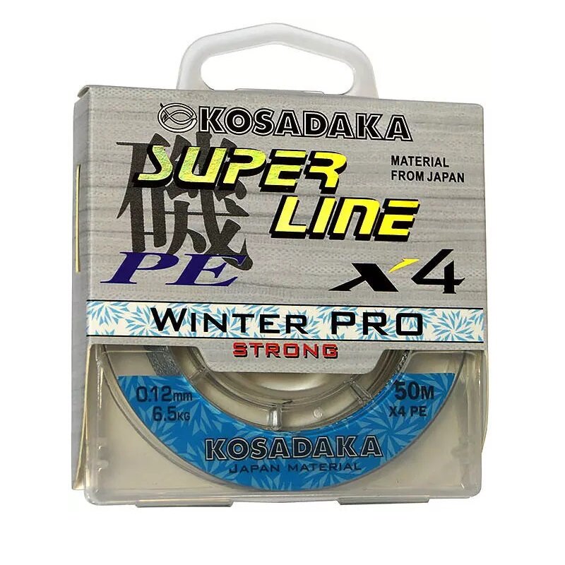 Плетенка зимн Kosadaka "SUPER LINE PE X4 Winter PRO" 50м