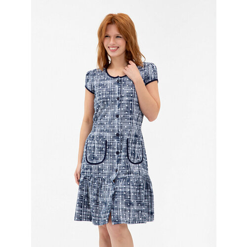 фото Халат lilians, размер 100, белый, черный