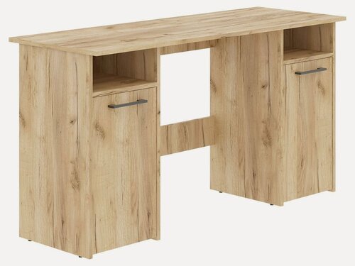 Изображение товара Стол письменный Пирамида "Фронда-9", Дуб крафт золотой, ЛДСП