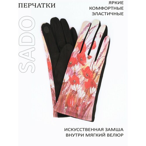 фото Перчатки , размер l, красный, мультиколор victory
