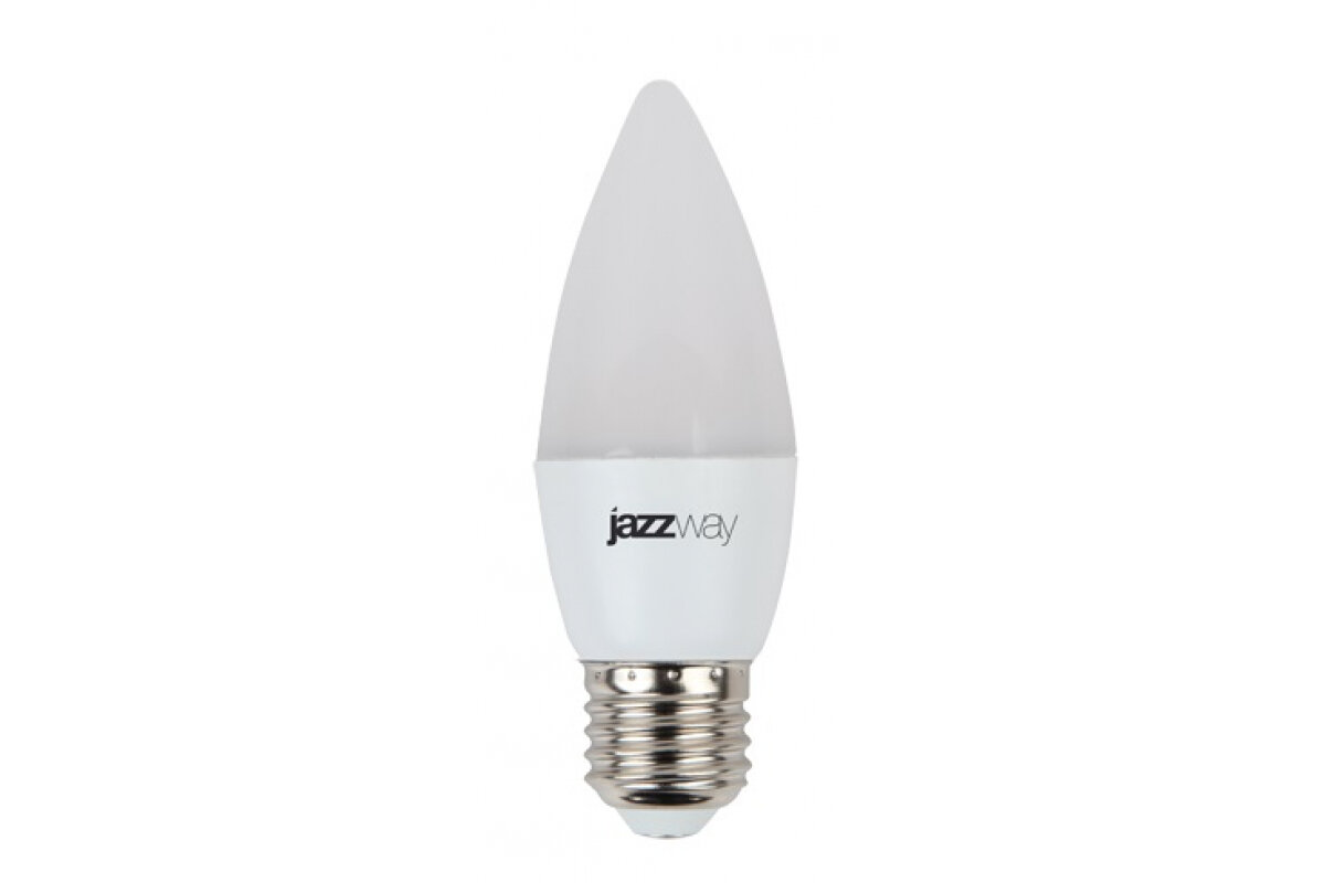 1027825 Лампа светодиодная PLED-SP C37 7Вт свеча 3000К тепл. бел. E27 530лм 230В 469060 Jazzway - фото №2