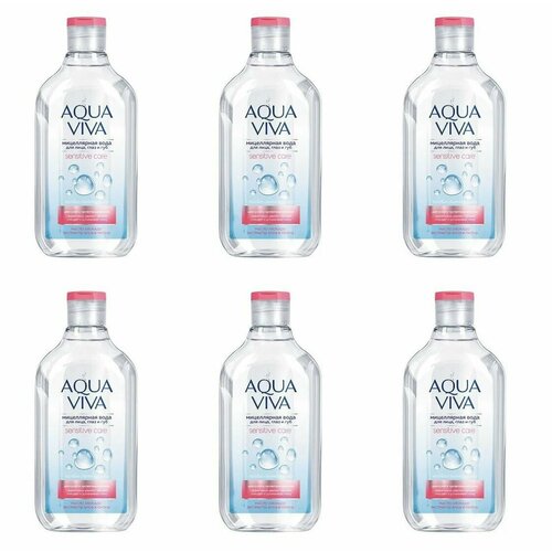 ROMAX Мицеллярная вода для сухой и чувствительной кожи Aqua Viva, 300 мл - 6 шт
