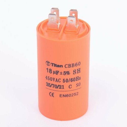 Конденсатор 18 мкф 450VAC CBB60A клеммы (010790) 5pcs 450v150uf 150uf450v 18 30 450v 150uf 18x35 electro electrolytic capacitor 450v150 18 30