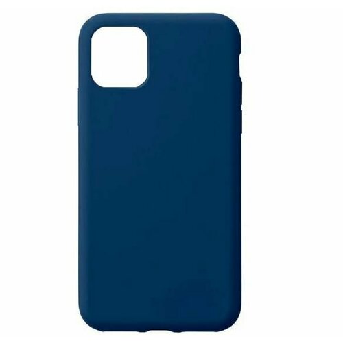 чехол накладка pulsar clipcase pc soft touch для sony m4 белая ClipCase Aksberry Soft Thing для Apple Iphone 11 синий