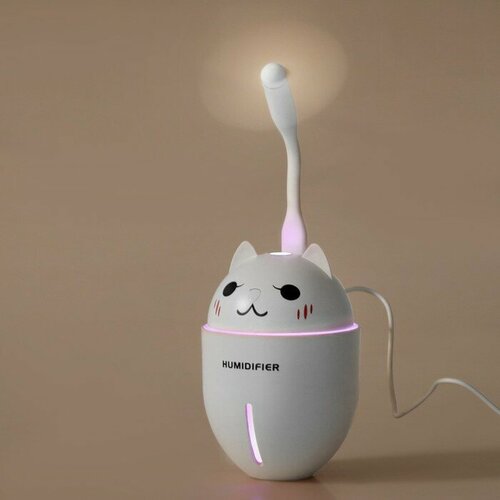 Увлажнитель воздуха LuazON HM-2 ультразвуковой 400 мл 2 Вт портативный серый 151300₽