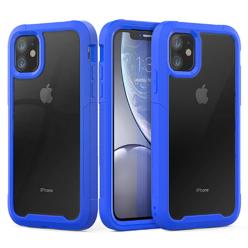 Защитный ударопрочный чехол-бампер для iPhone 6/ 6S 4.7 (Айфон 6 / 6С) с работающим сенсором синий водостойкий противоударный водонепроницаемый грязестойкий влагозащитный ударопрочный чехол бампер mypads для samsung galaxy note 9 цельно металлич