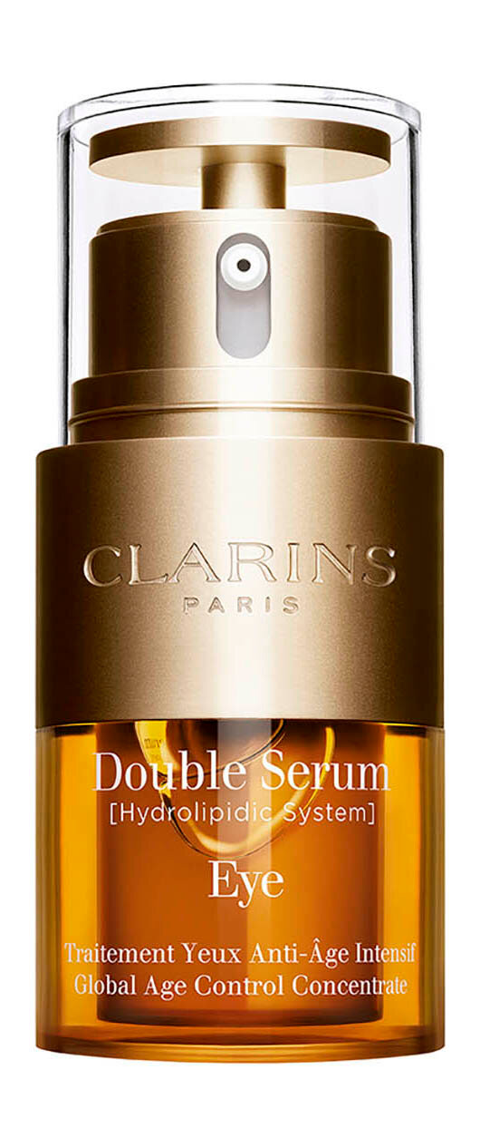 Комплексная омолаживающая двойная сыворотка для кожи вокруг глаз Clarins Double Eye Serum 20 мл .