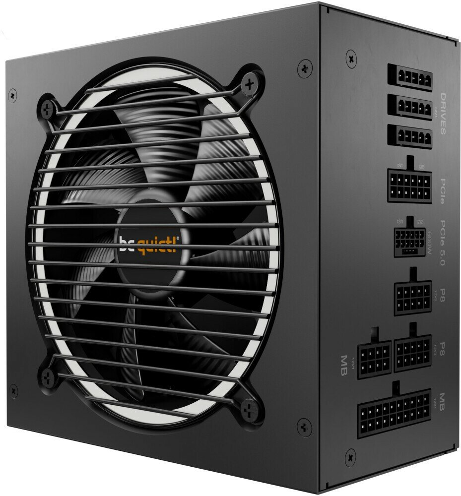 Блок питания ATX Be quiet! BN343 750W, 80 PLUS Gold, 120mm fan, semi-modular (ATX 12V 3.0) - фото №1