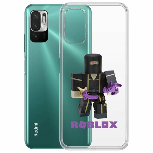 Чехол-накладка Krutoff Clear Case Roblox-Ниндзя Ассасин для Xiaomi Redmi Note 10T/ Poco M3 Pro чехол накладка krutoff clear case roblox ниндзя ассасин для xiaomi redmi note 8 note 8 2021