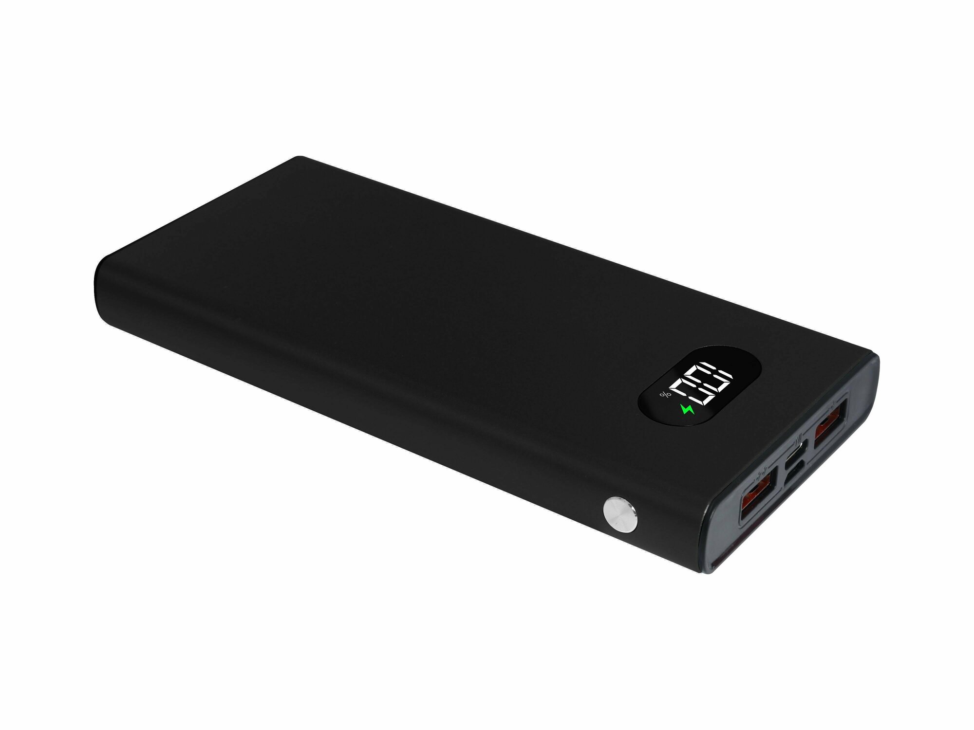 Портативный аккумулятор Blaze LCD PD, 10000мАч с индикатором уровня заряда — фото 3