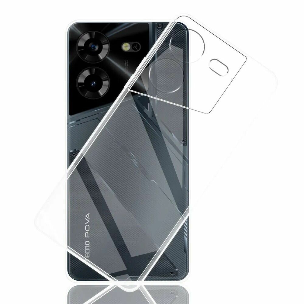 Чехол прозрачный для Tecno POVA 5 4G 2023 — фото 1