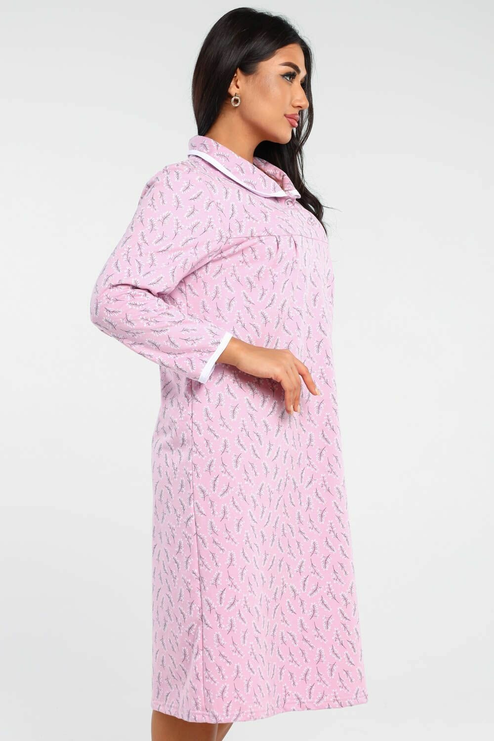 Сорочка ночная М-186 размер 48-62 (54, Розовый) - фотография № 11