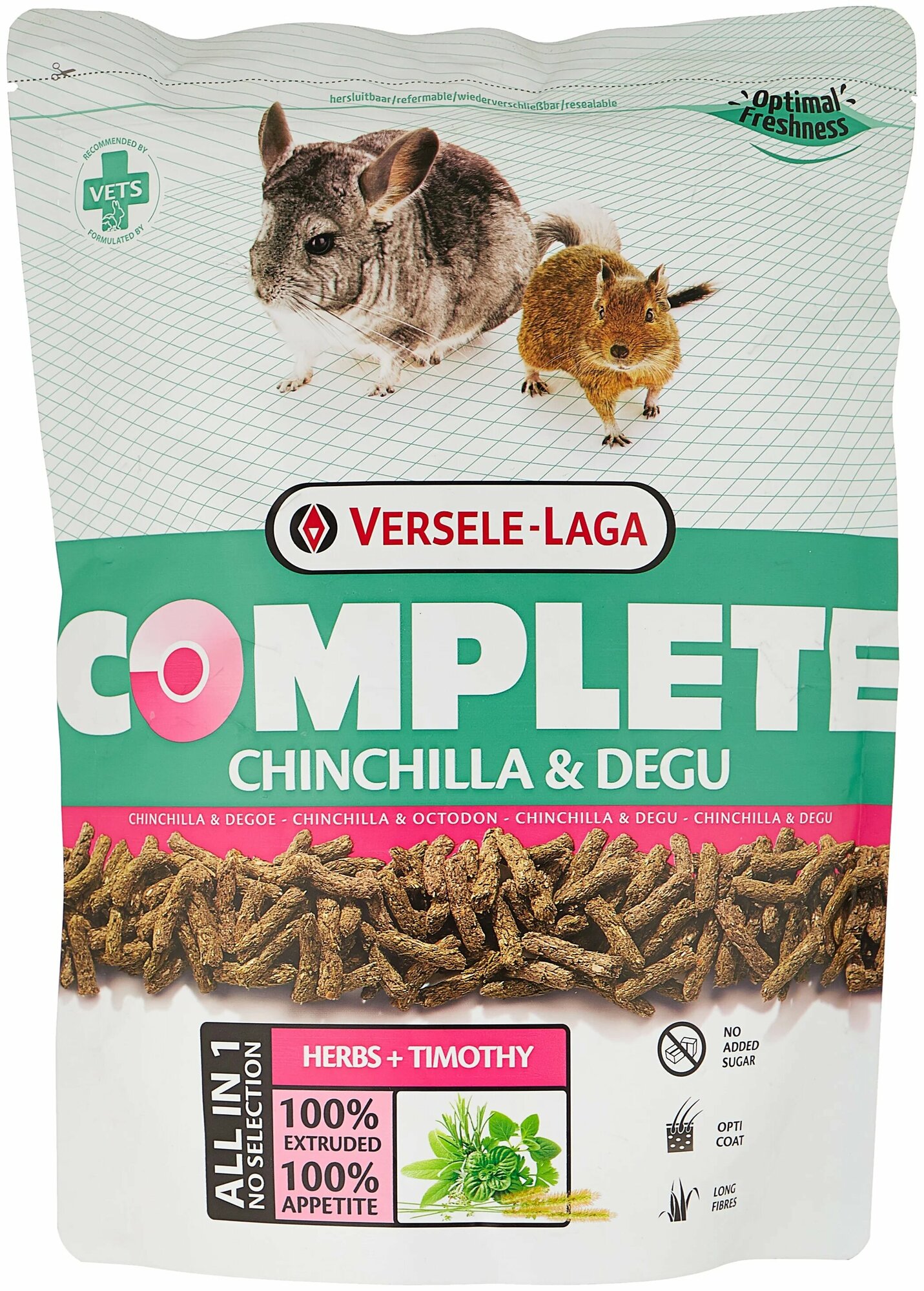 Корм для шиншилл и дегу Versele-Laga Complete Chinchilla & Degu , 500 г
