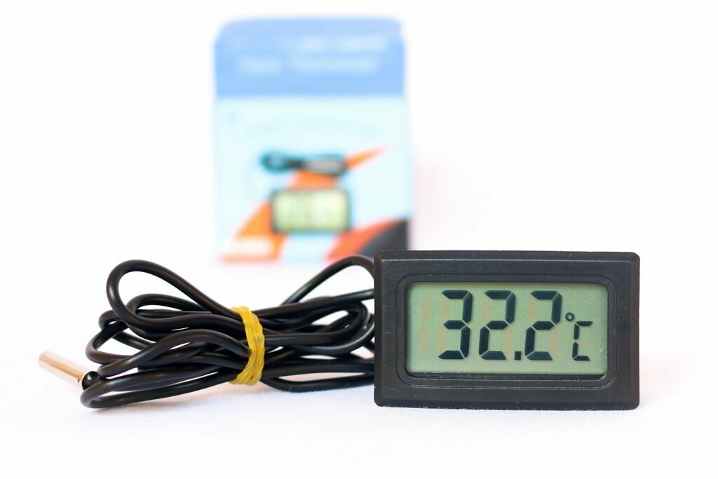 Цифровой электронный термометр с выносным водонепроницаемым датчиком TPM-10 (ТРМ-10)