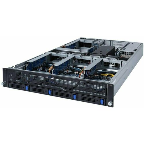 Сервер в корпусе высотой 2U Никс gS9600a/pro2U S930K2Ca EPYC 7302/64 ГБ/1 x 2 Тб HDD/A100/Aspeed AST2600