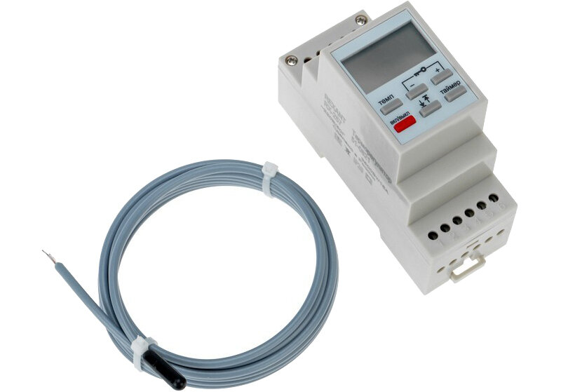 фото Терморегулятор REXANT цифровой (программируемый c диапазонами работы) RX-257 (на DIN-рейку)