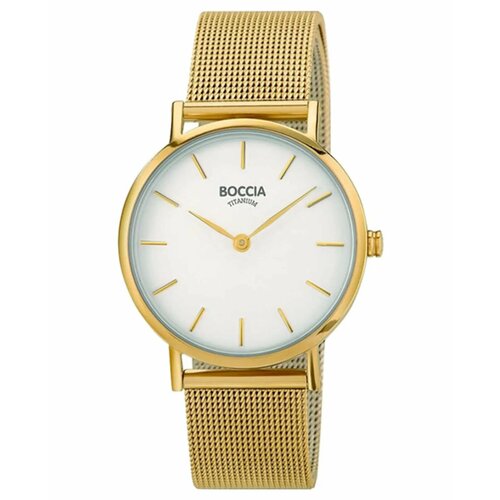 фото Наручные часы boccia 3281-06, золотой, белый