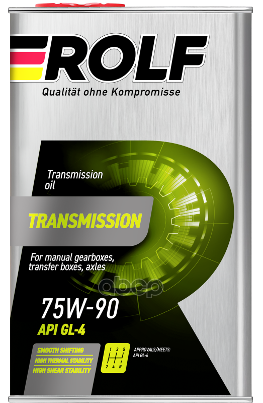 Rolf Transmission Sae 75W90 Api Gl-4 Масло Трансмис. полусинт. 1Л. ROLF арт. 322308