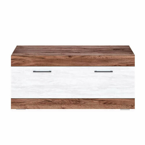 Тумба под телевизор ТВ-14 (Пирамида) цвет Дуб крафт табак/Артвуд светлый, ЛДСП