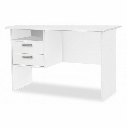 Стол письменный СП-1, Цвет корпуса: белый, Цвет фасада: белый, Цвет столешницы: белый, Цвет кромки: белый