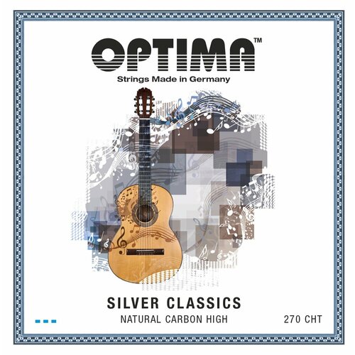 Струны для классической гитары Optima Silver Classics Set Carbon 270. CHT