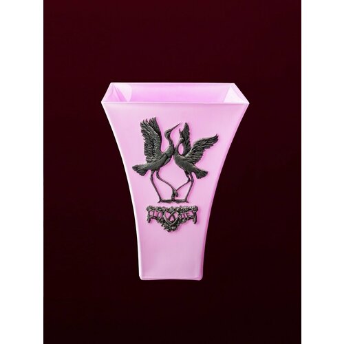 Оловянная свадьба розовая свадьба вместе 10 лет ваза. Подарок на оловянную розовую свадьбу 10 лет