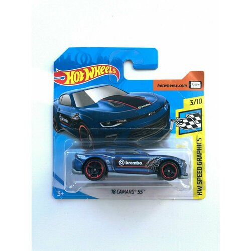 Hot Wheels 18 CAMARO SS (Камаро СС) с лого Brembo 26/250 HW Speed Graphhics 3/10 Mattel FYC99 модель 2020 г. hot wheels 69 camaro камаро 190 250 hw roadsters 3 5 mattel ghg06 2020