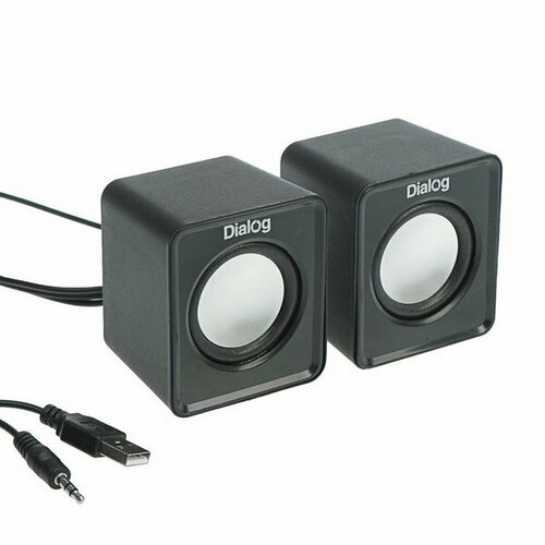 Компьютерные колонки 20 Colibri AC-02UР 2х3Вт USB черные 77200₽