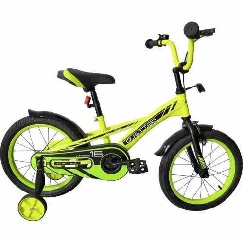Детский велосипед TECH TEAM QUATTRO зеленый 18 ' NN002670 NN002670