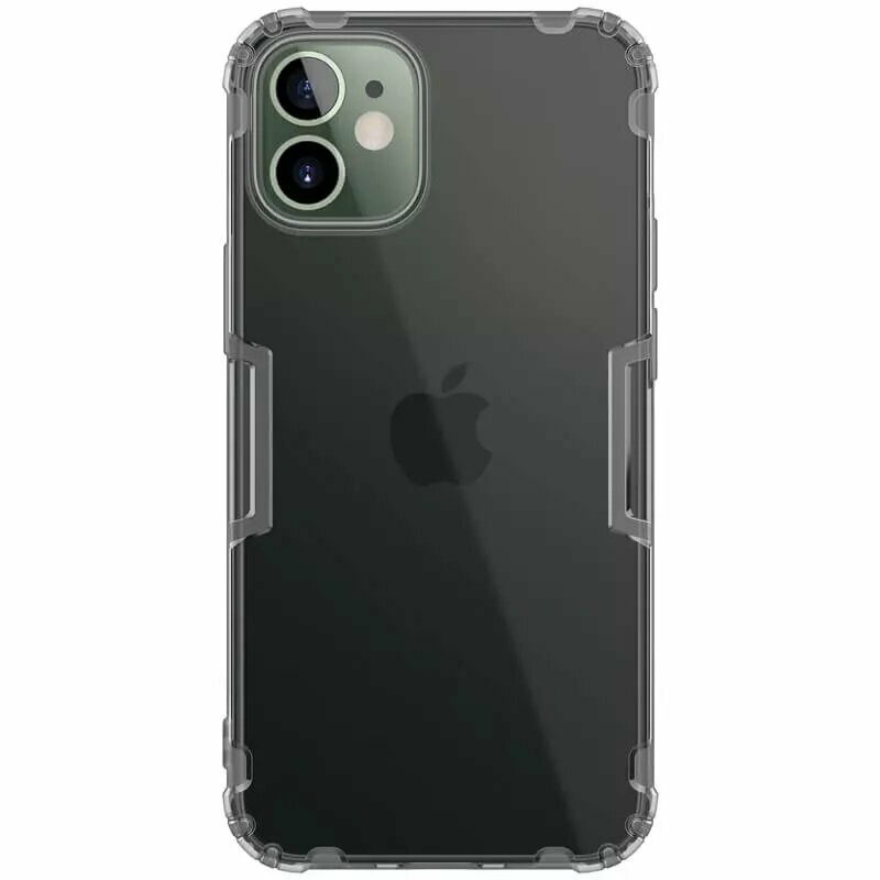 Накладка Nillkin Nature TPU Pro Case силиконовая для Apple iPhone 12 mini серая