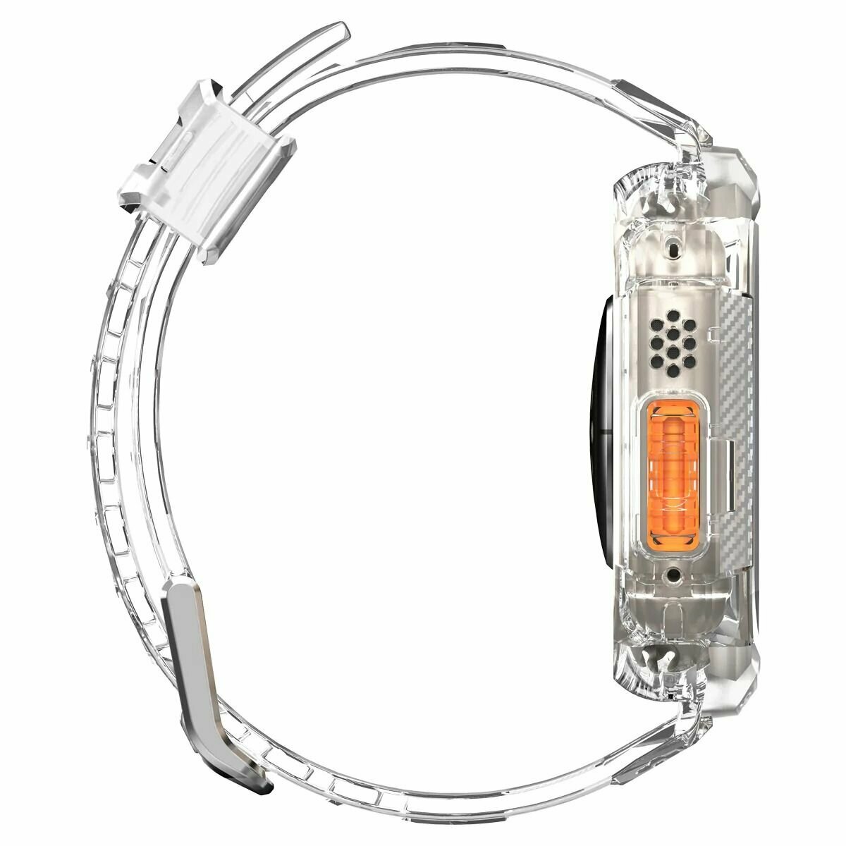 Чехол SPIGEN для Apple Watch Ultra (49 mm) - Rugged Armor Pro - Прозрачный - ACS05461 — фото 10